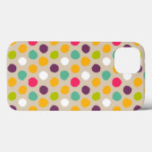 Handgezeichnet Polka-Punktmuster Case-Mate iPhone Hülle (Rückseite (Horizontal))