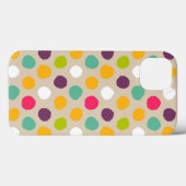 Handgezeichnet Polka-Punktmuster Case-Mate iPhone Hülle (Rückseite (Horizontal))