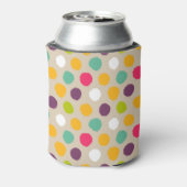 Handgezeichnet Polka-Punktmuster Dosenkühler (Kanne Rückseite)