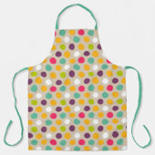 Handgezeichnet Polka-Punktmuster Schürze (Vorderseite)