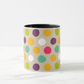 Handgezeichnet Polka-Punktmuster Tasse (Zentrum)