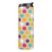 Handgezeichnet Polka-Punktmuster Thermosbecher (Nach links gedreht)