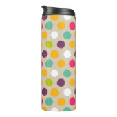 Handgezeichnet Polka-Punktmuster Thermosbecher (Nach rechts gedreht)