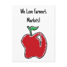 Handgezeichnet Red Apple Fruit Cartoon