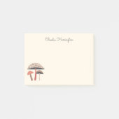 HandGezeichnet Retro-Pilze aus dem Mittelalter Post-it Klebezettel (Vorderseite)