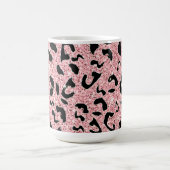 Handgezeichnet Seamless-Aquarell-Leopard-Druck Kaffeetasse (Mittel)