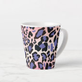 Handgezeichnet Seamless-Aquarell-Leopard-Druck Milchtasse (Rechte Ecke)