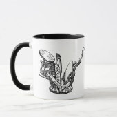 Handgezeichnet Sigwalt letterpress Tasse (Links)
