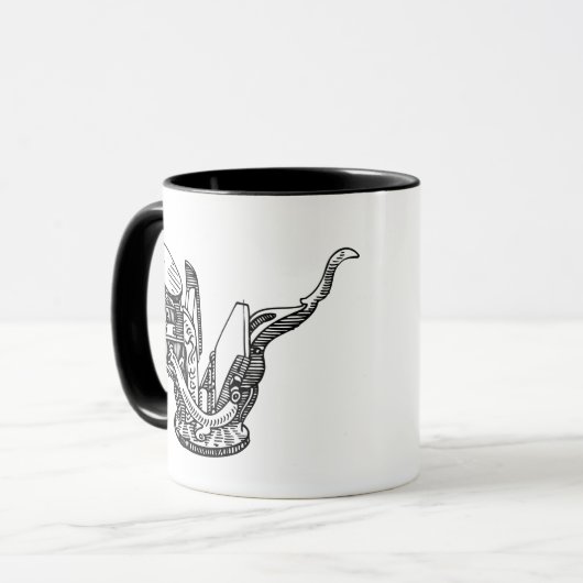 Handgezeichnet Sigwalt letterpress Tasse (Vorderseite Links)