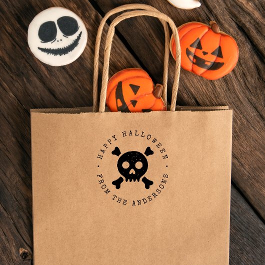 HandGezeichnet Skull Halloween Permastempel