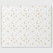 Handgezeichnet Sterne und Schneeflocken. Schöner W Geschenkpapier (Flach)