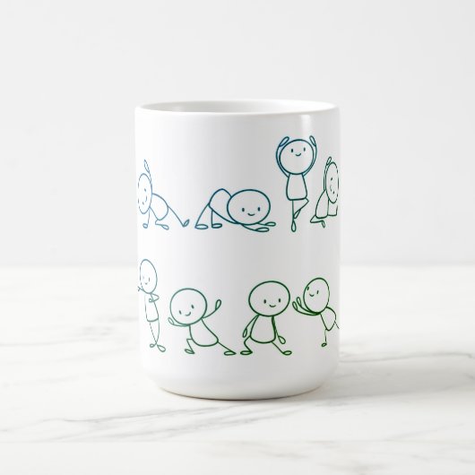 HandGezeichnet Stickman Collection Kaffee Tasse (Mittel)