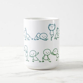 HandGezeichnet Stickman Collection Kaffee Tasse