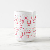 HandGezeichnet Stickman Collection Tasse (Mittel)