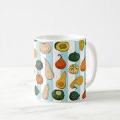Handgezeichnet Stöße, gestreift nahtloser Hintergr Kaffeetasse (VorderseiteRechts)