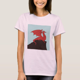 Handgezeichnet Stroke Dragon Design T-Shirt