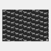 HandGezeichnet Tinte Zebra Safari Zoo Tierwelt Geschenkpapier Set (Vorderseite 2)