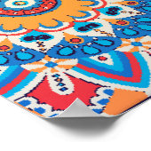 HandGezeichnet Vintag: Islamische Dekorative Eleme Poster (Ecke)