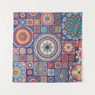 HandGezeichnet Vintag: Islamische Dekorative Eleme Wandteppich