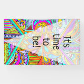 Handgezeichnet von EDDArt - Blah Blah Blah Blah 1 Banner (Horizontal)