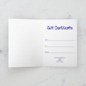 Handgezeichnet von EDDArt - Blah Blah Blah Blah 1 Karte (Innenseite)