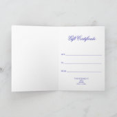 Handgezeichnet von EDDArt - Blah Blah Blah Blah 1 Karte (Innenseite)