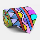 Handgezeichnet von EDDArt - Blah Blah Blah Blah 1 Krawatte (Gerollt)