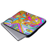 Handgezeichnet von EDDArt - Blah Blah Blah Blah 1 Laptopschutzhülle (Vorne Knopf)