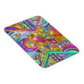 Handgezeichnet von EDDArt - Blah Blah Blah Blah 1 Magnet (Rechte Seite)