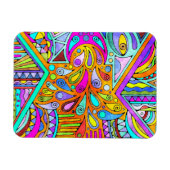 Handgezeichnet von EDDArt - Blah Blah Blah Blah 1 Magnet (Horizontal)