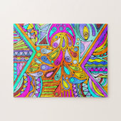 Handgezeichnet von EDDArt - Blah Blah Blah Blah 1 Puzzle (Horizontal)