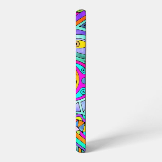 Handgezeichnet von EDDArt - Blah Blah Blah Blah 1 Samsung Galaxy Hülle (Linke Seite)