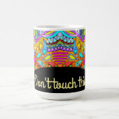 Handgezeichnet von EDDArt - Blah Blah Blah Blah 1 Verwandlungstasse (Zentrum)