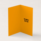 Handgezeichnet von EDDArt - Blah Blah Blah Blah 1 Visitenkarten (Innenseite)