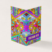 Handgezeichnet von EDDArt - Blah Blah Blah Blah 1 Visitenkarten (Vorderseite)