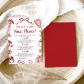 Handgezeichnet Was ist auf Ihrem Handy Baby Shower Einladung