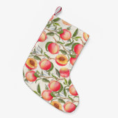 Handgezeichnet Wasserfarbenmuster mit Orange Kleiner Weihnachtsstrumpf (Vorderansicht (hängend))