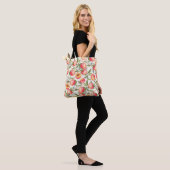 Handgezeichnet Wasserfarbenmuster mit Orange Tasche (Am Model)