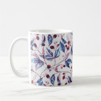Handgezeichnet Wasserfarbenmuster nahtlos mit natu Kaffeetasse