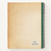 Handgezeichnet Weckte Robin Personalisierte Zusamm Notizblock (Rückseite)