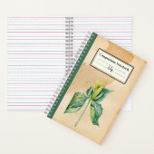 Handgezeichnet Weckte Robin Personalisierte Zusamm Notizblock (Innen)