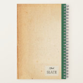 Handgezeichnet Weckte Robin Personalisierte Zusamm Notizblock (Rückseite)