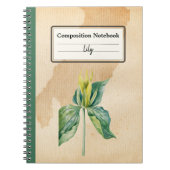 Handgezeichnet Weckte Robin Personalisierte Zusamm Notizblock (Vorderseite)