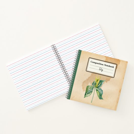 Handgezeichnet Weckte Robin Personalisierte Zusamm Notizblock (Innenseite)