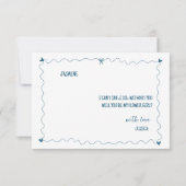 Handgezeichnet Werden Sie Blume Girl Vorschlag Car Einladung (Rückseite)