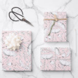 Handgezeichnet Wildblumen Stift Muster rosa Geschenkpapier Set<br><div class="desc">Wildblumen Muster rosa Umhüllungspapiere</div>