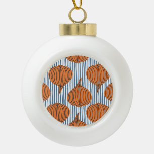 Handgezeichnet Zwiebellampen, Bio Tapete Keramik Kugel-Ornament