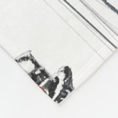 Handgezeichnete Abbildung. Nahtlose Wasserfarbe Fleecedecke (Ecke)