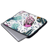 Handgezeichnete Abbildung. Nahtloses Muster. digit Laptopschutzhülle (Vorne Knopf)