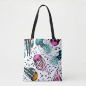 Handgezeichnete Abbildung. Nahtloses Muster. digit Tasche (Vorderseite)